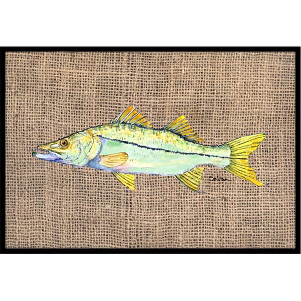 Carolines Treasures 18 x 27 in. Fish-Snook Indoor and Outdoor Doormat 8772MAT - main